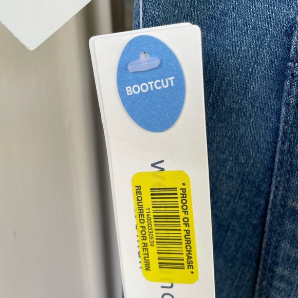 Westbound Blue Flare Jeans with Floral Embroidery - Picture 2 of 7